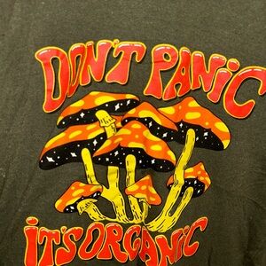 Graphic Black Shirt with Colorful Print